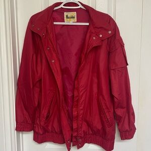 2/$30 Vintage Niccolini red bomber jacket (size 11/12)